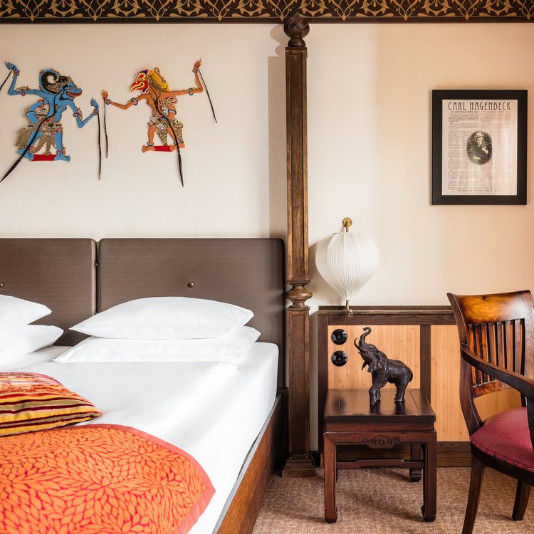 Asien-Themenzimmer im Park-Hotel Hagenbeck – Detailverliebtes Design für höchsten Komfort