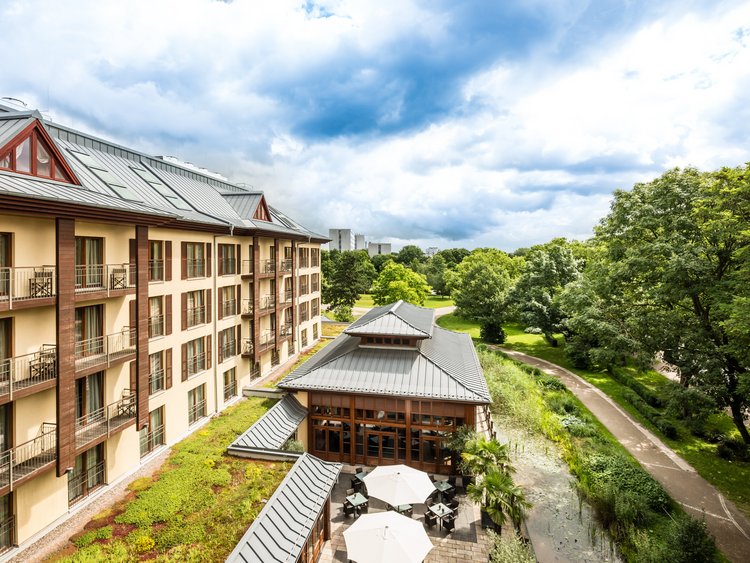 Das Parkhotel Hagenbeck von außen